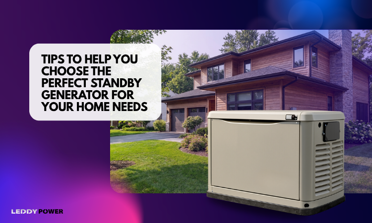 Tips to Help You Choose The Perfect Standby Generator for Your Home Needs