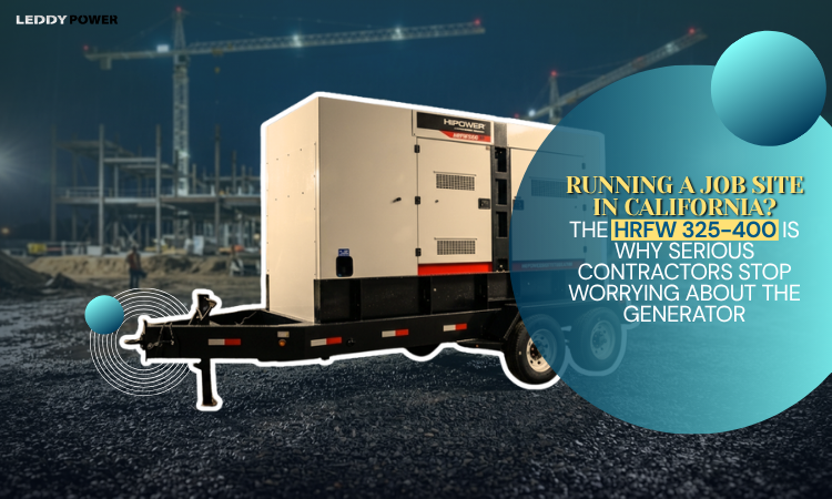 Running a Job Site in California? The HRFW 325-400 Is Why Serious Contractors Stop Worrying About the Generator